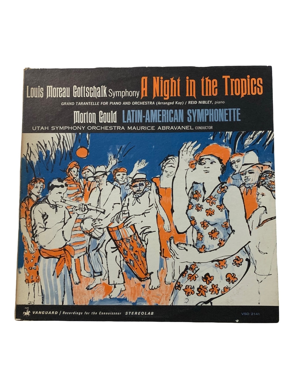 Louis Moreau Gottschalk Symphony No. 1 Night in the Tropics LP Record Album